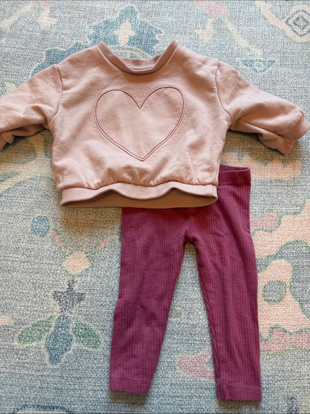 Cat & Jack Heart matching set